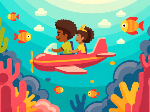 Daring Afro Pilot Duel